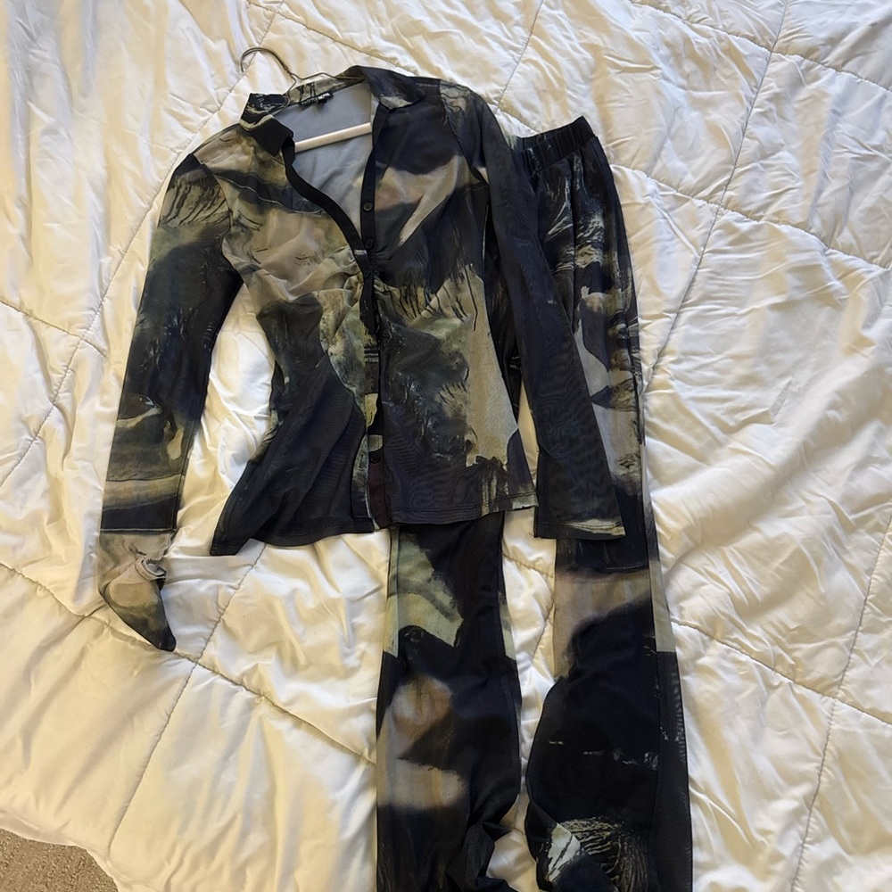 Elegant Black and Gray Women's Jumpsuit